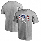 New York Jets Pro Line by Fanatics Branded Banner Wave T-Shirt Heathered Gray,baseball caps,new era cap wholesale,wholesale hats